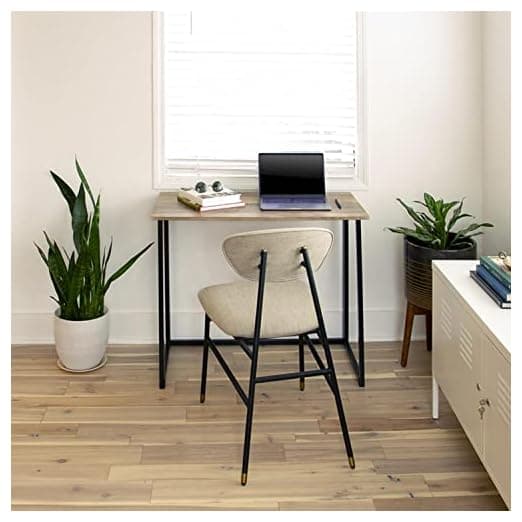 Flash Furniture Walker Small Rustic Natural Home Office Fold – alternate view