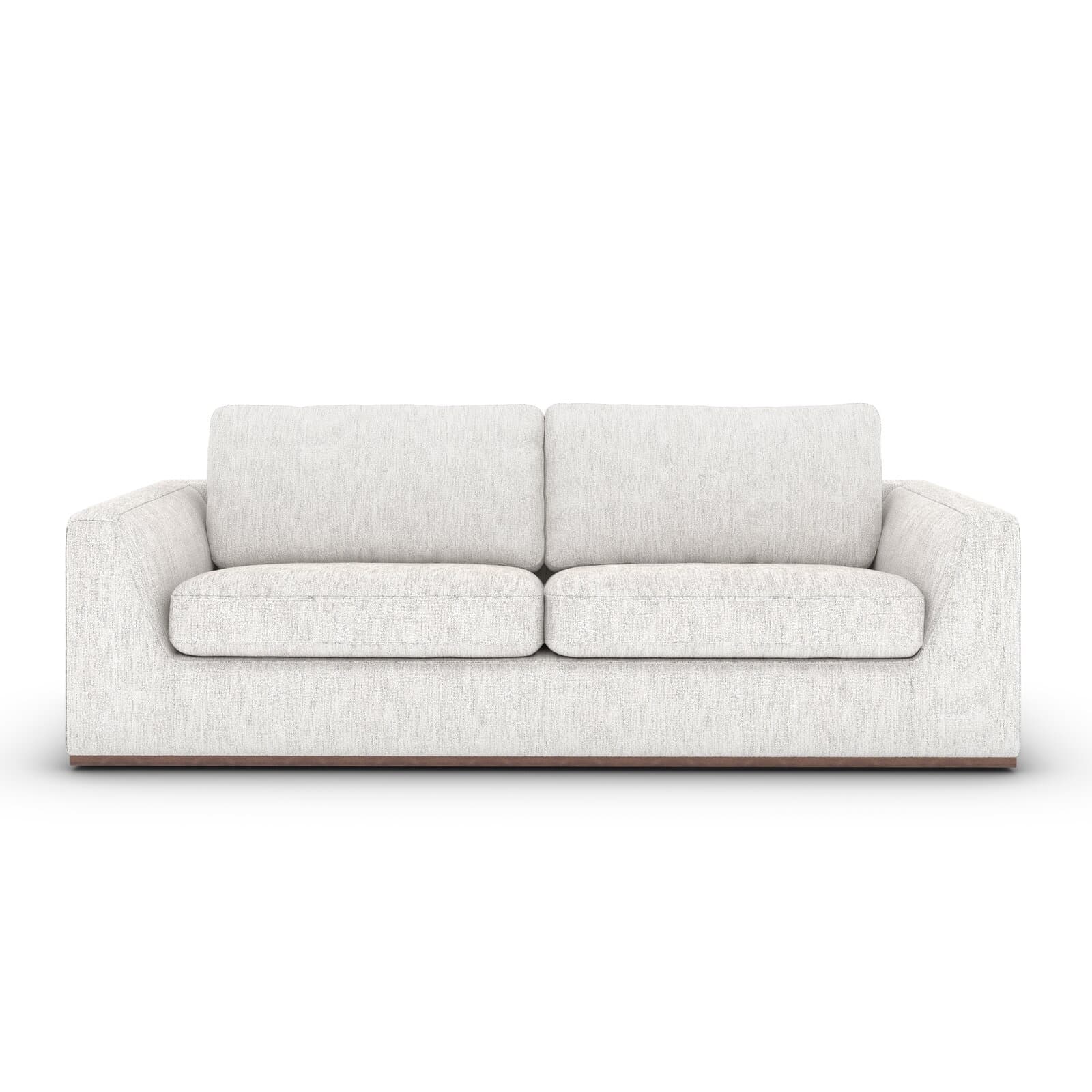 100% Cotton Loveseat With Square Arms – alternate view