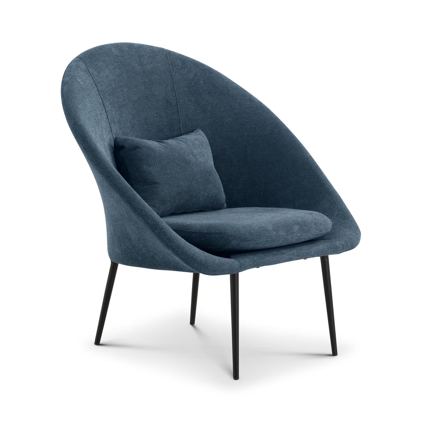 Polyester Blend Armchair With Sloped Arms – alternate view