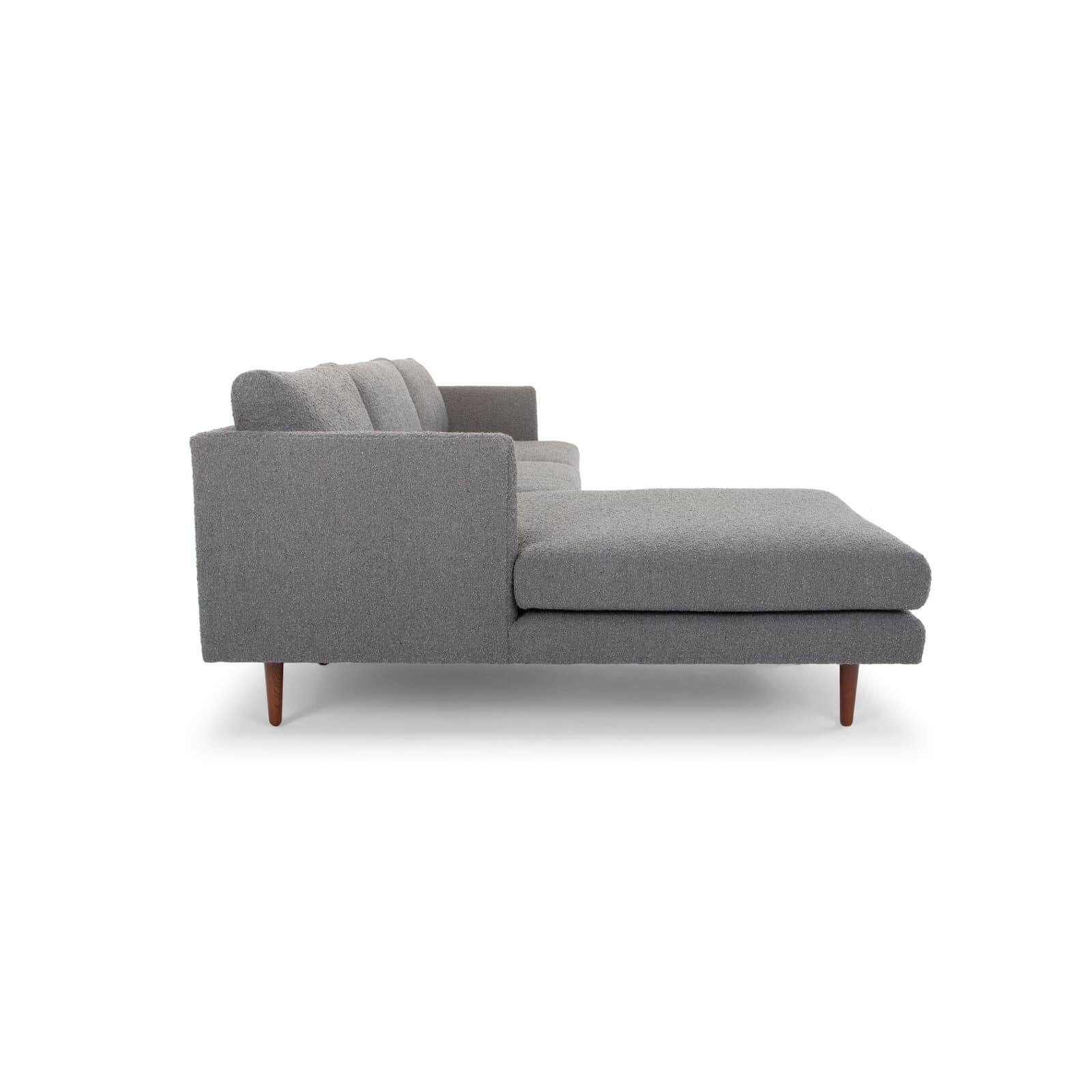 Sectional With Square And Recessed Arms – alternate view
