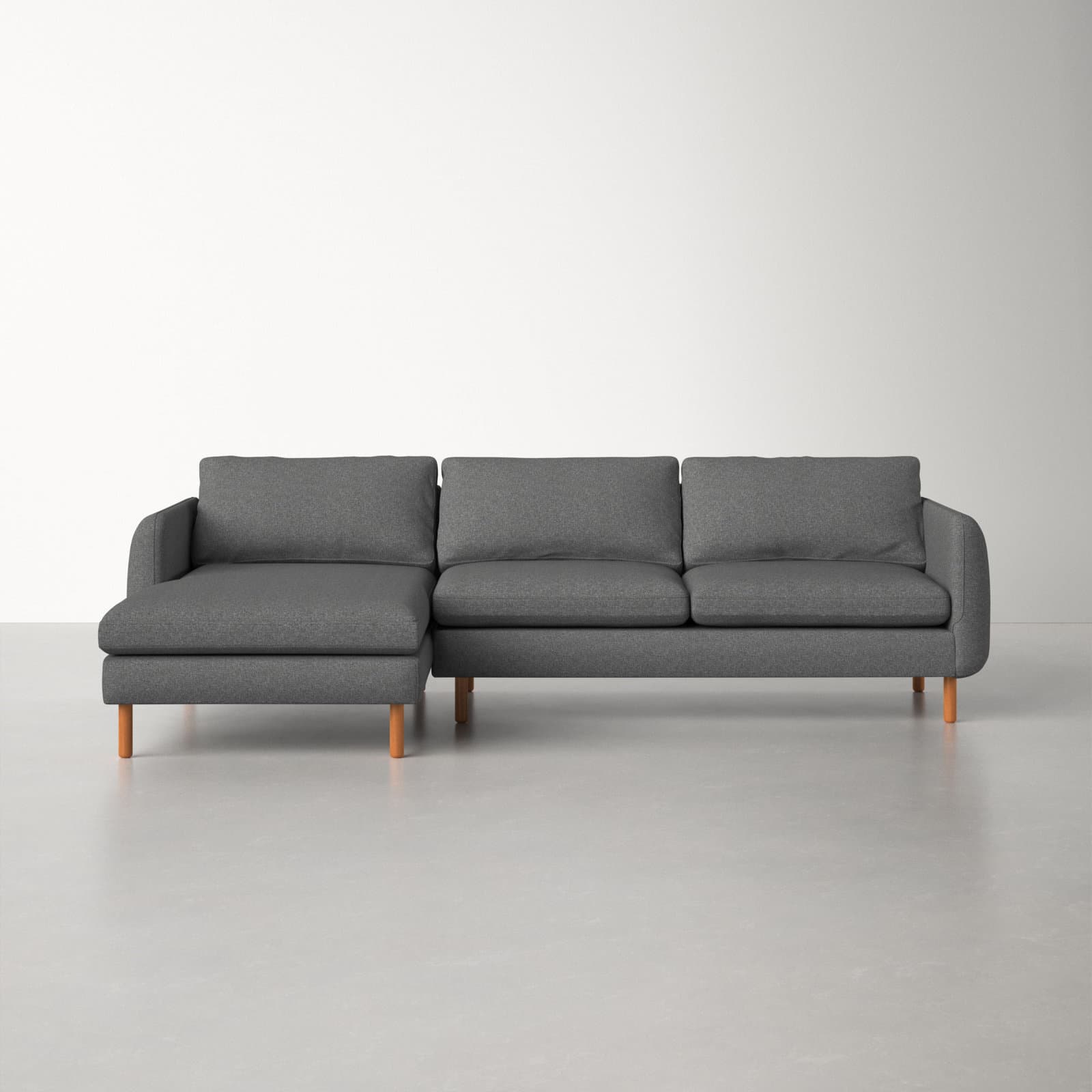 Sectional With Round Arms – alternate view