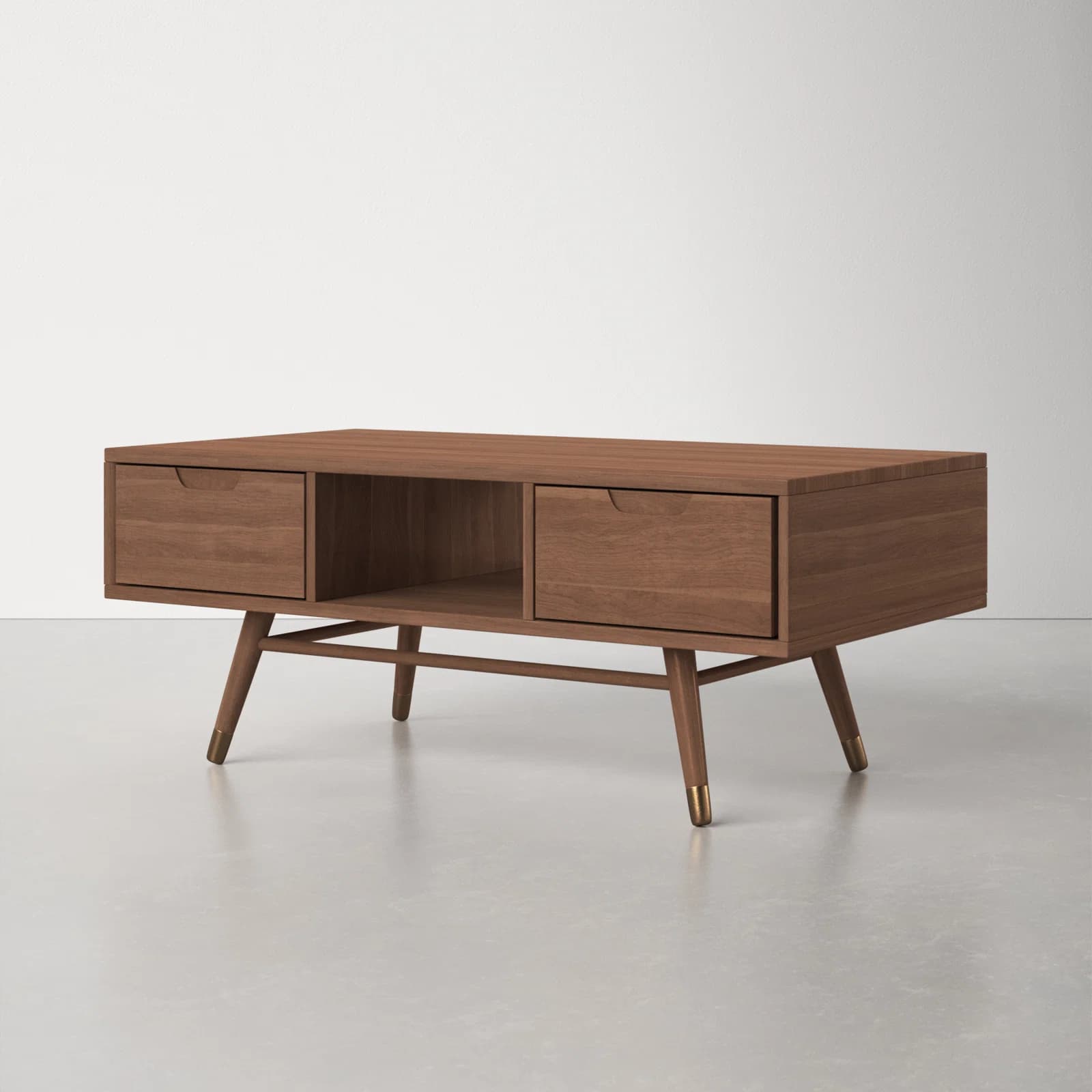 Rectangular Coffee Table With Solid Wood Top And Solid Wood Base – alternate view