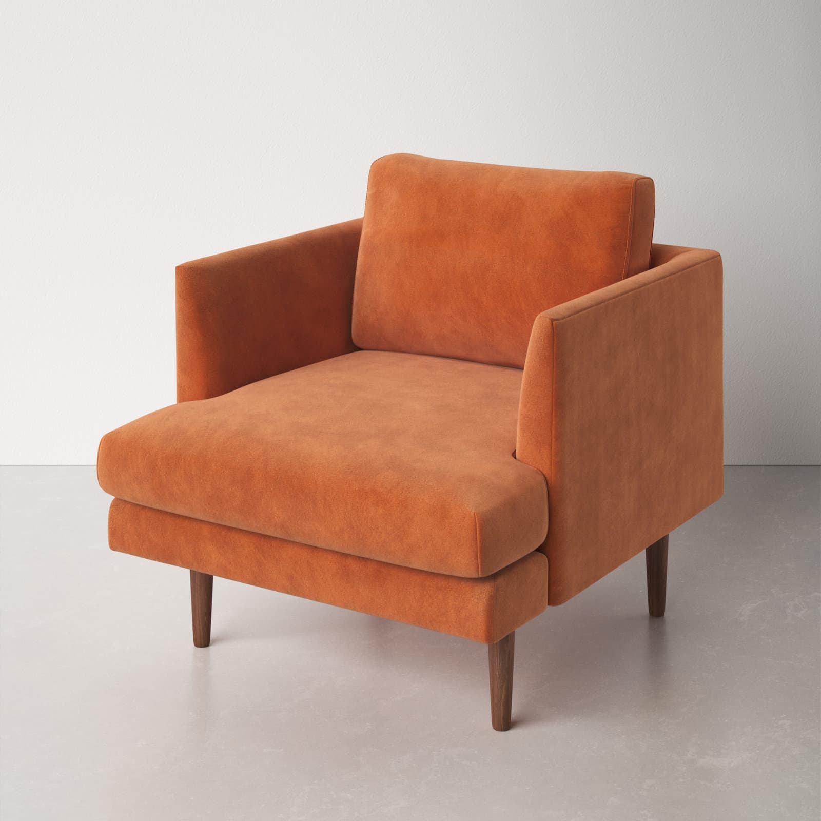 Armchair With Recessed Arms – alternate view
