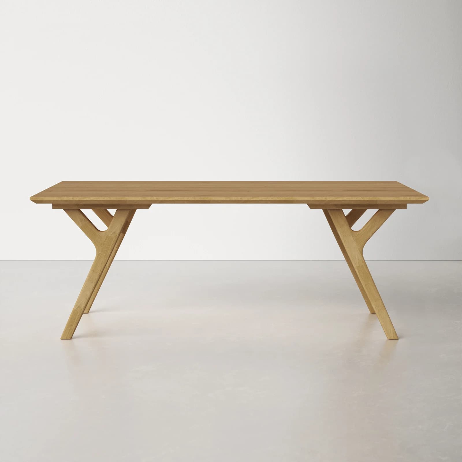 Rectangular Coffee Table With Manufactured Wood Top And Solid Wood Base – alternate view