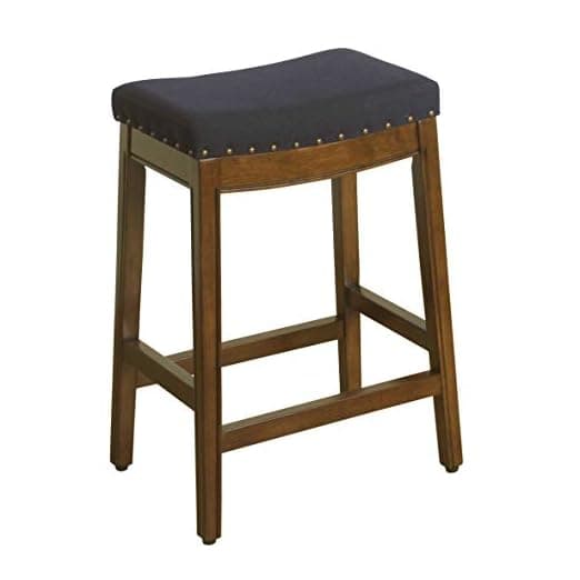Homepop Home Decor | Backless Nailhead Trim Counter Height Bench