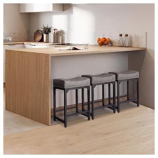 FLYZC Counter Height Bar Stools Set of 4 – alternate view