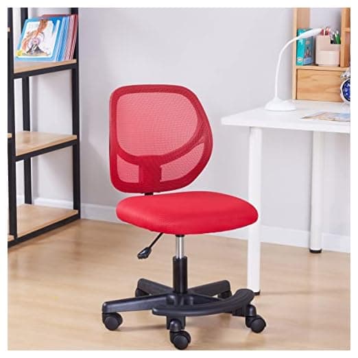 Amazon Basics Kids Adjustable Mesh Low-Back Swivel Study Desk Chair – alternate view