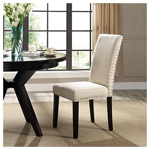 Modway Parcel Upholstered Fabric Parsons Dining Side Chair – alternate view