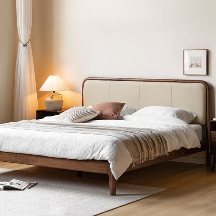 Cozy Minimalist Bed – alternate view