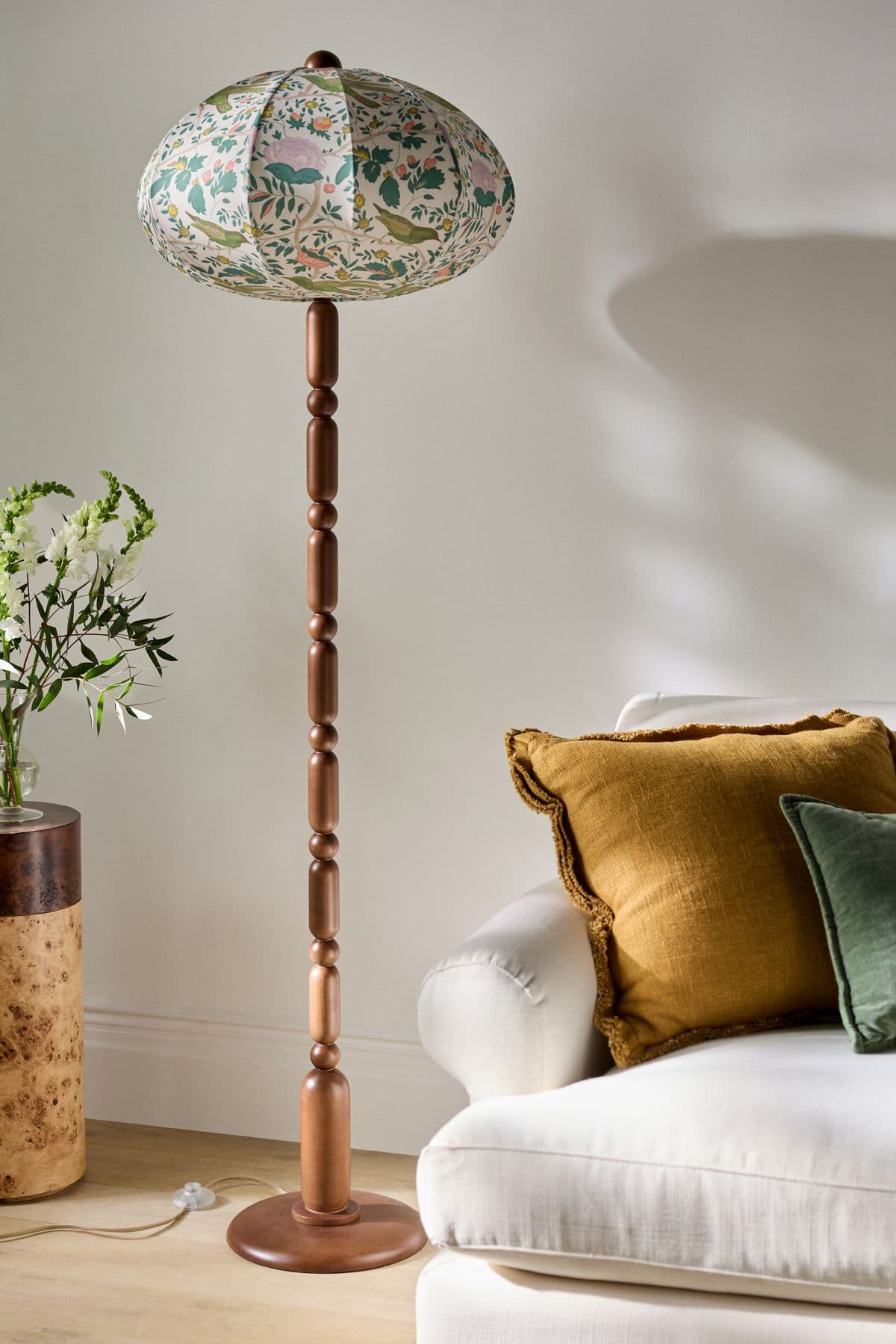 Dumpling Wood Floor Lamp