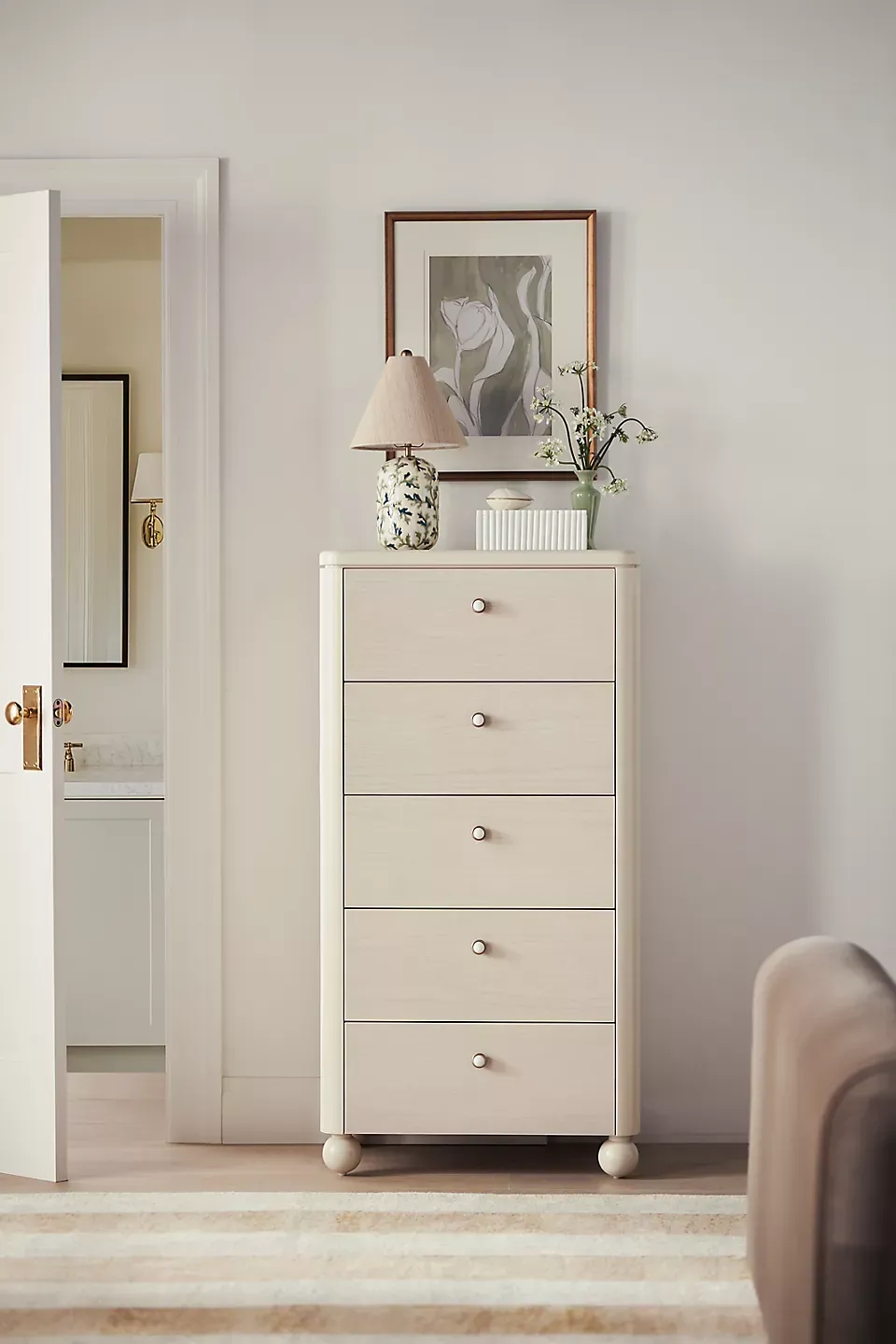 Lacquer Five-Drawer Dresser – alternate view